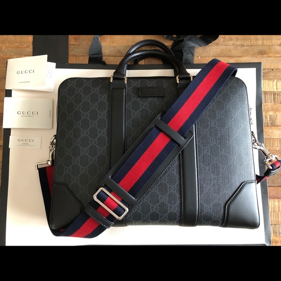 gucci supreme briefcase